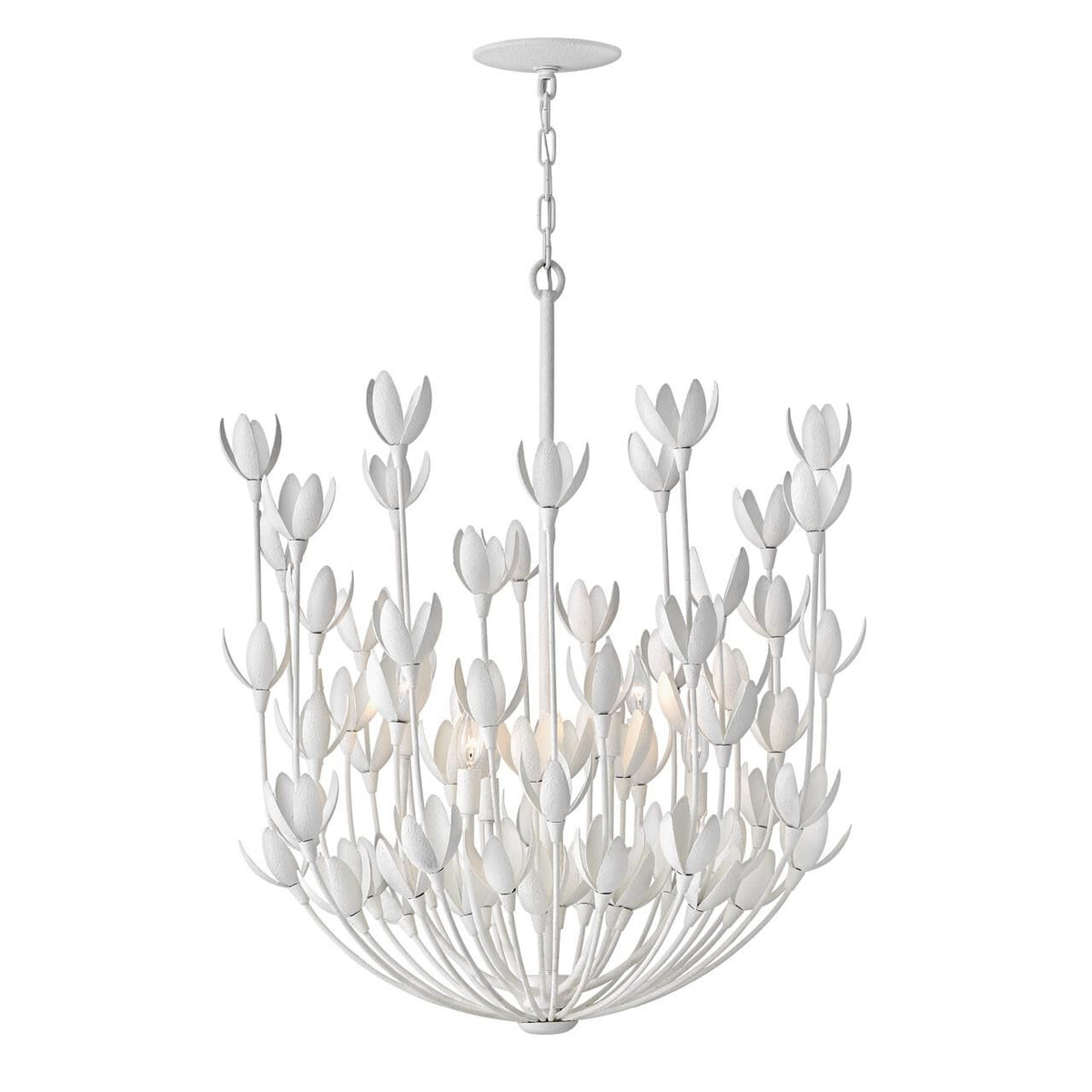 Flora 26 Inch 6 Light Chandelier