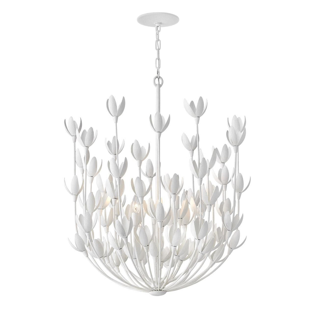 Flora 26 Inch 6 Light Chandelier