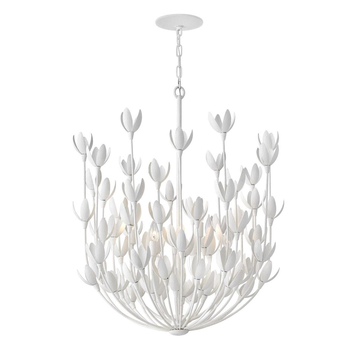 Flora 26 Inch 6 Light Chandelier