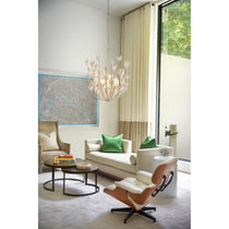Flora 26 Inch 6 Light Chandelier