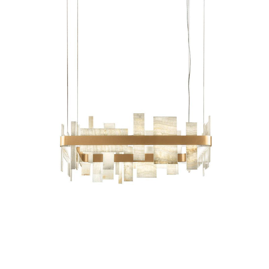 Honice Flake LED Alabaster Chandelier