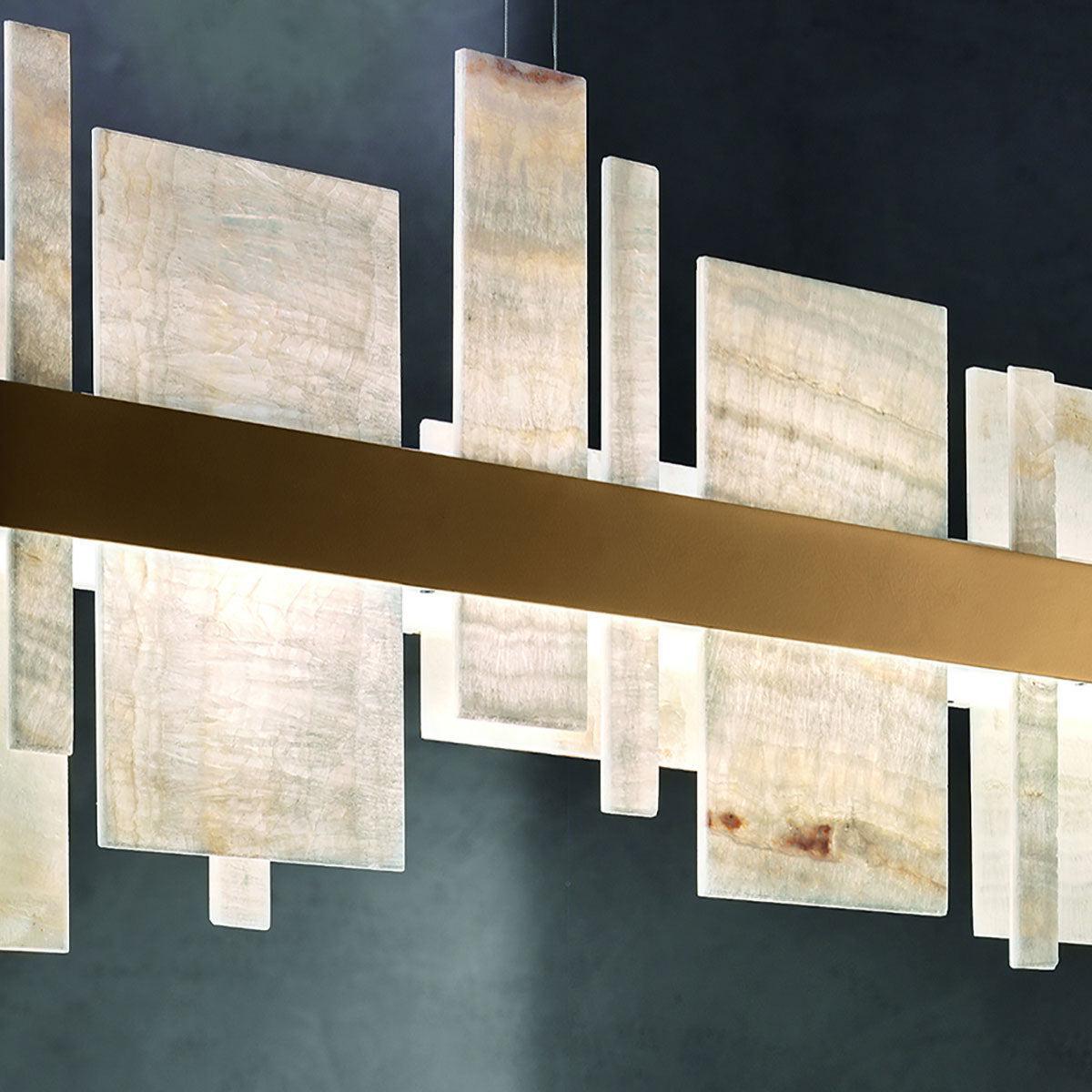 Honice Flake LED Alabaster Chandelier
