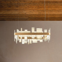 Honice Flake LED Alabaster Chandelier
