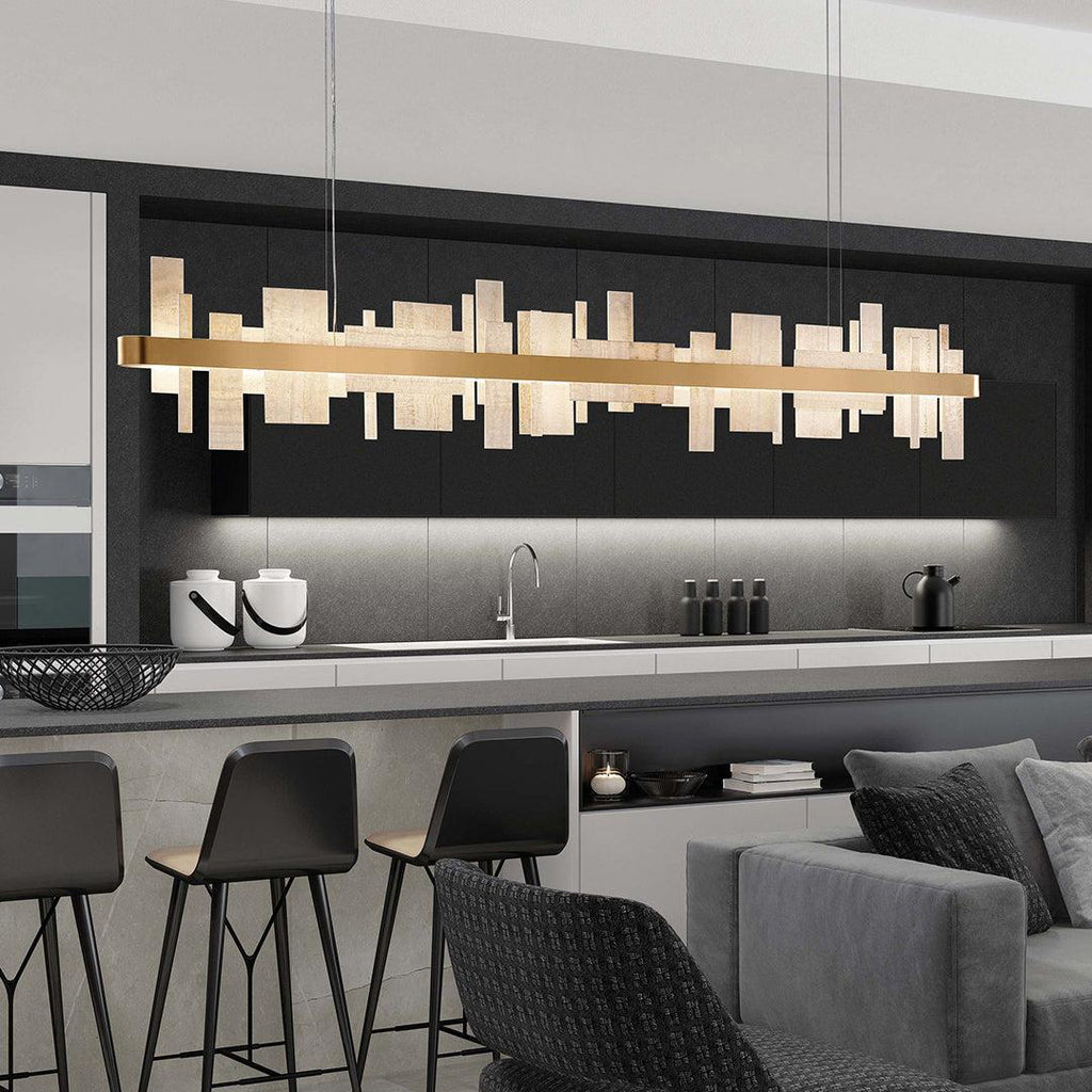 Honice Flake LED Alabaster Chandelier
