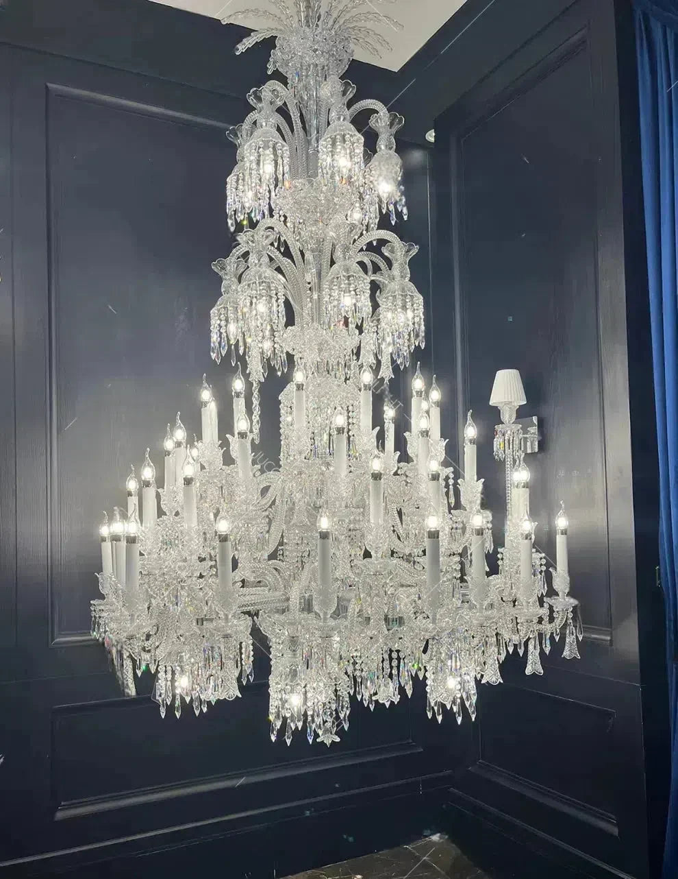 Auralite Huge Museum Crystal Chandelier