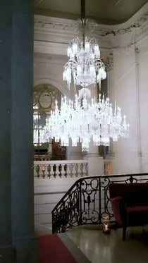 Auralite Huge Museum Crystal Chandelier