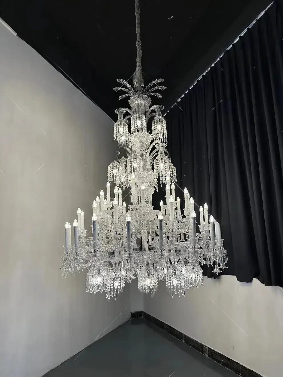 Auralite Huge Museum Crystal Chandelier