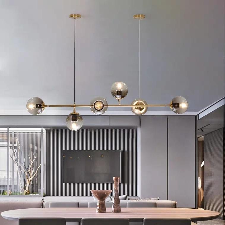 Ruby Glass Chandelier