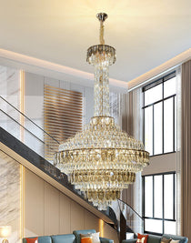 Extra Large Multi-tiered Empire Crystal Chandelier for Big Hallway/Foyer/Staircase