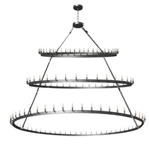 Iron Vintage Barn Metal Castile Three Tier Chandelier Industrial Loft Rustic Lighting W80"