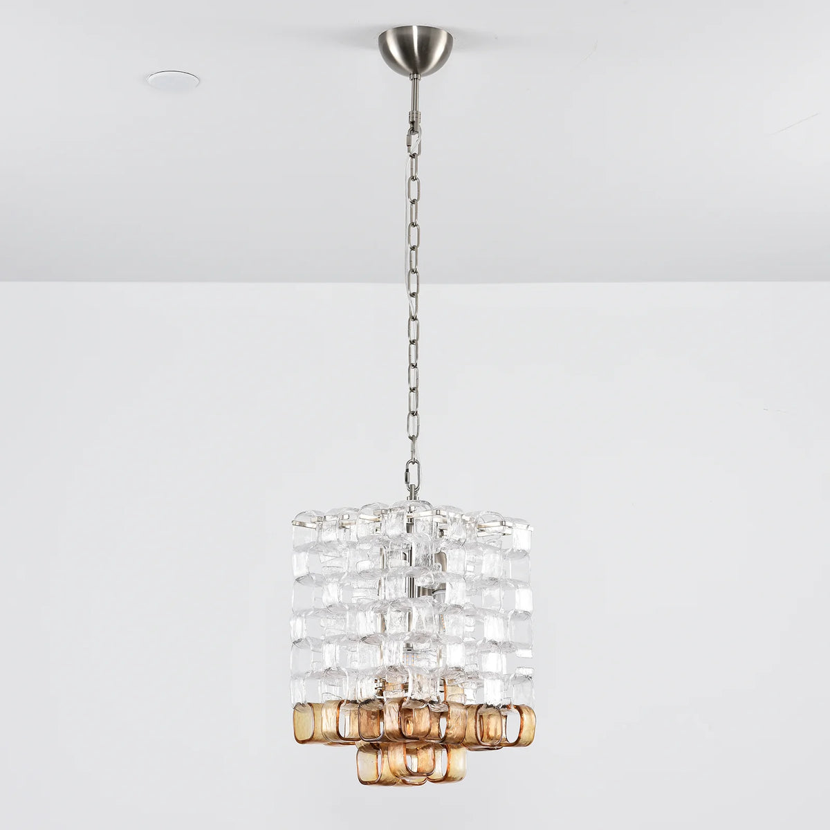 Ice Cube Glass Murano Chandelier