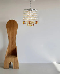 Ice Cube Glass Murano Chandelier