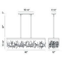 Avis 8-Light 42" Linear Chandelier