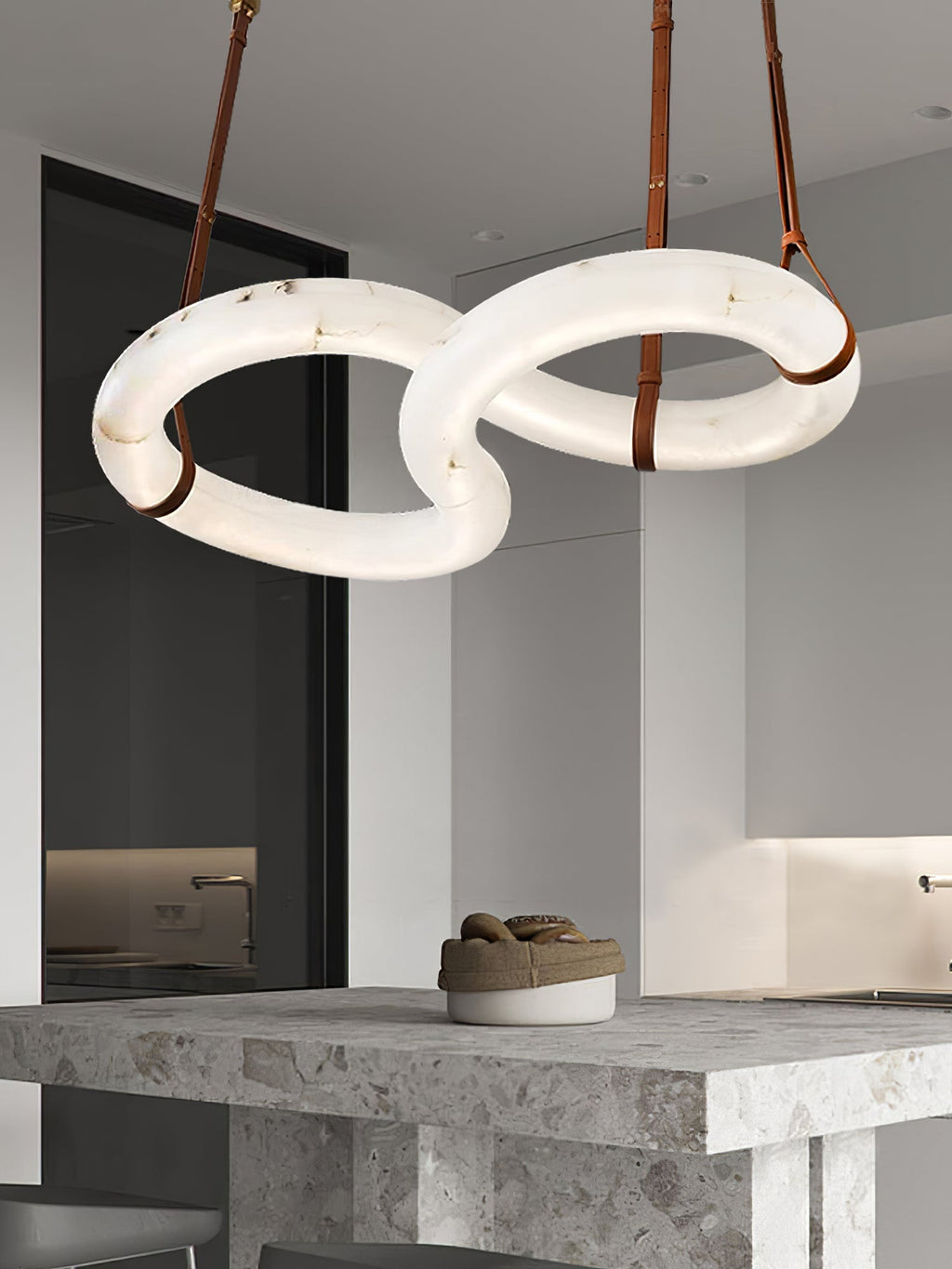 Infinity Alabaster Chandelier