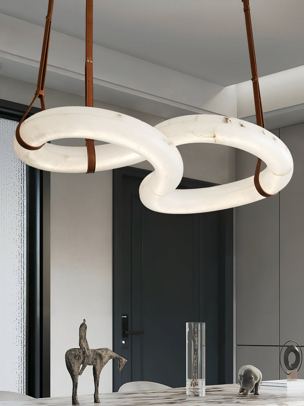 Infinity Alabaster Chandelier