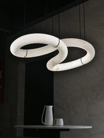 Infinity Alabaster Chandelier