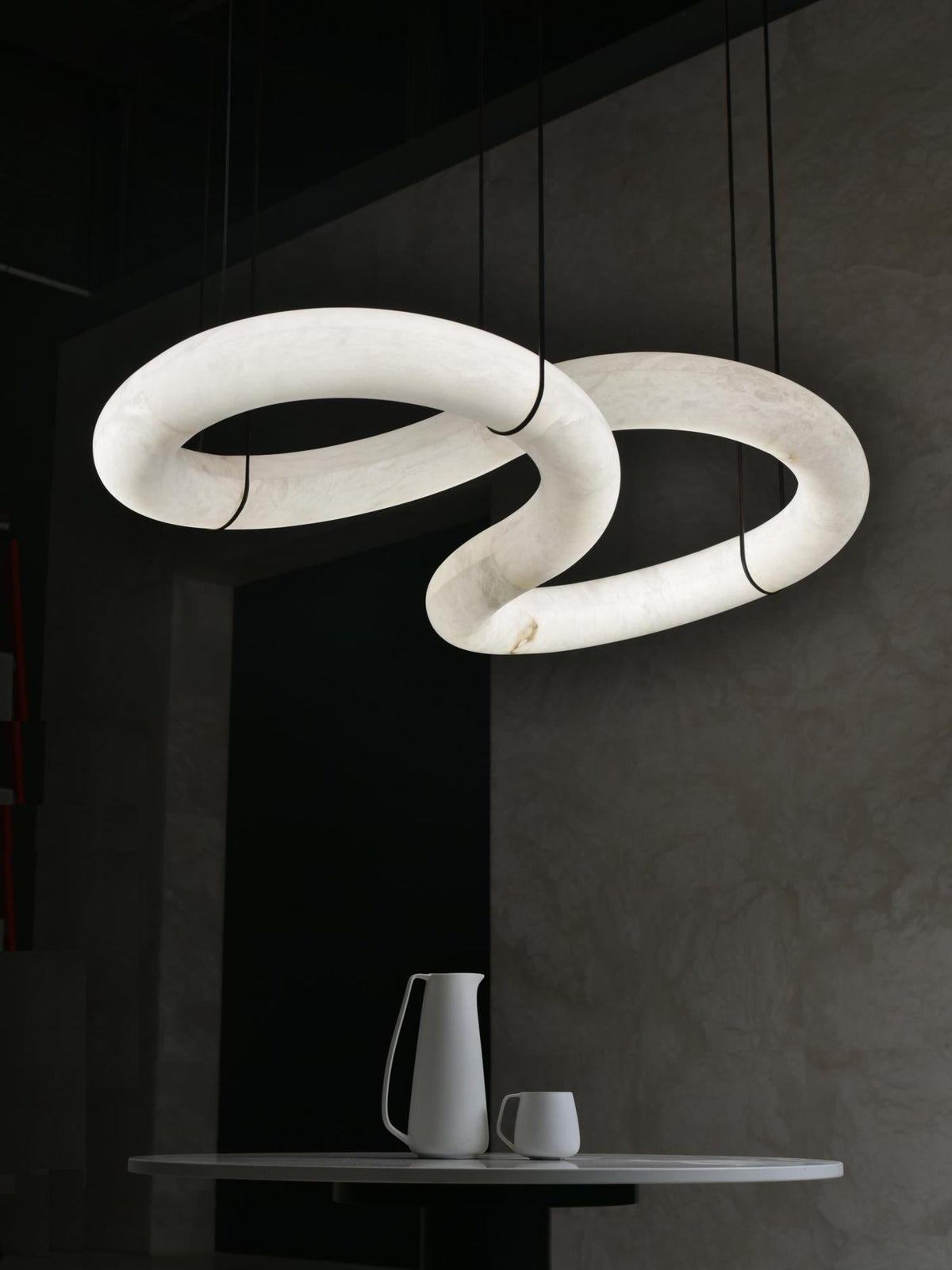 Infinity Alabaster Chandelier