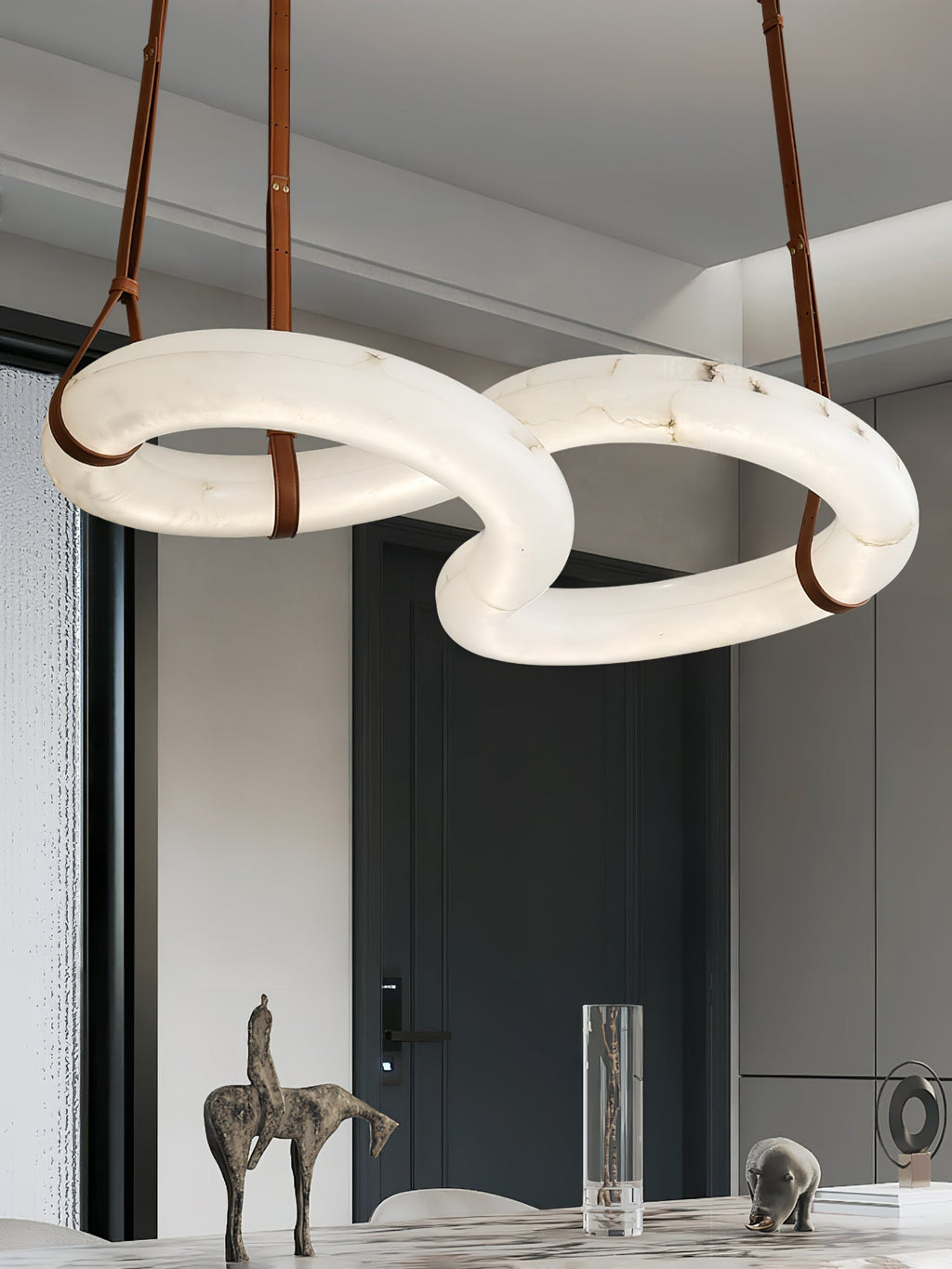 Infinity Alabaster Chandelier