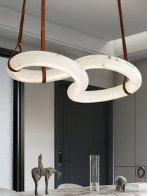 Infinity Alabaster Chandelier