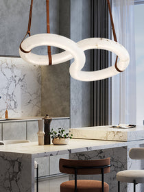 Infinity Alabaster Chandelier