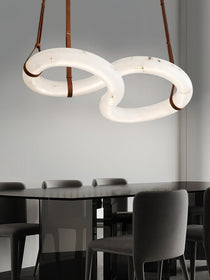 Infinity Alabaster Chandelier