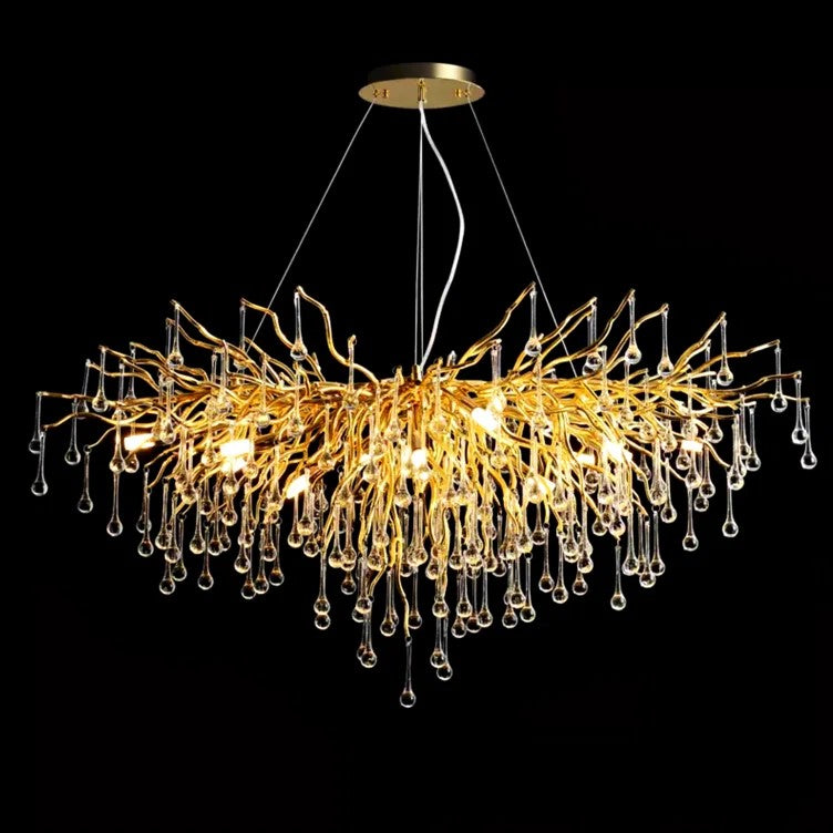 Raindrop Crystal Stunning Tree Branch Crystal Chandelier For Living Dining Room Main image