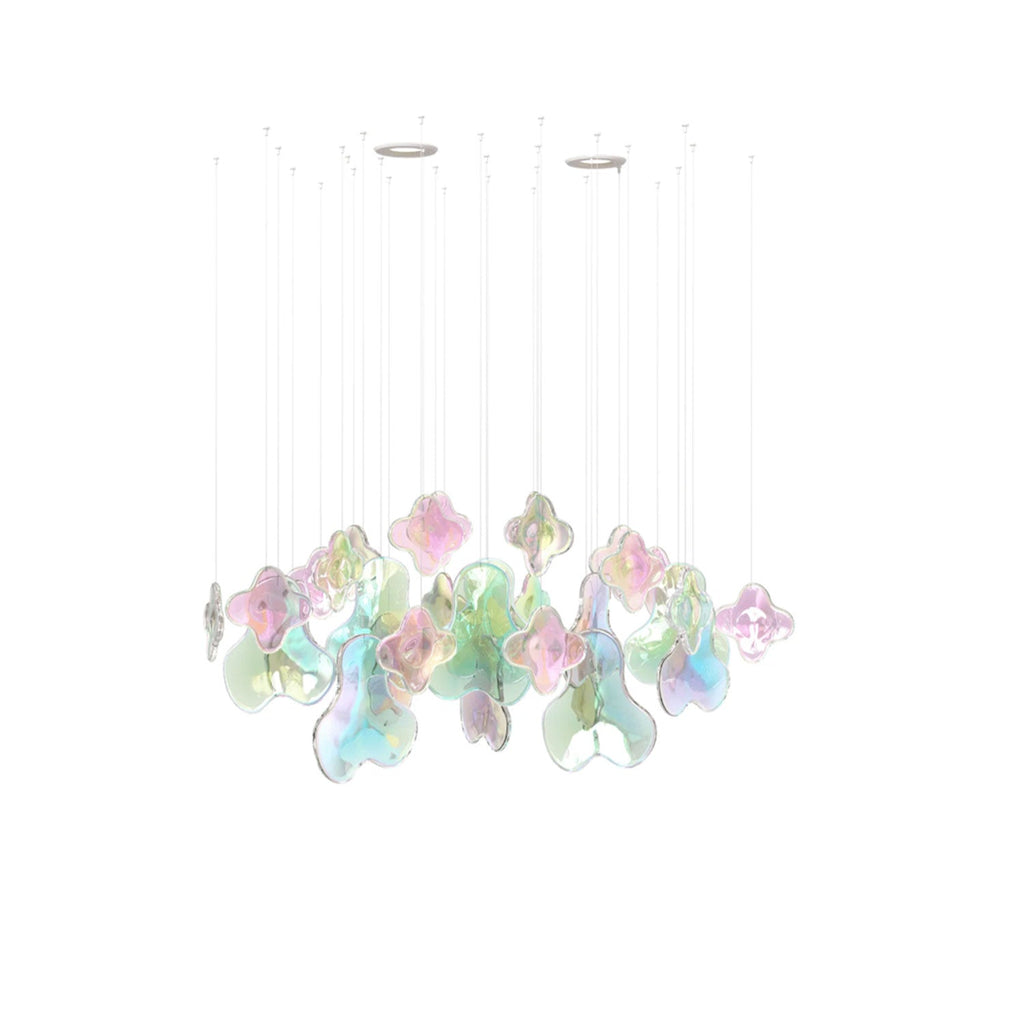 Iris Iridescent Blossom Chandelier