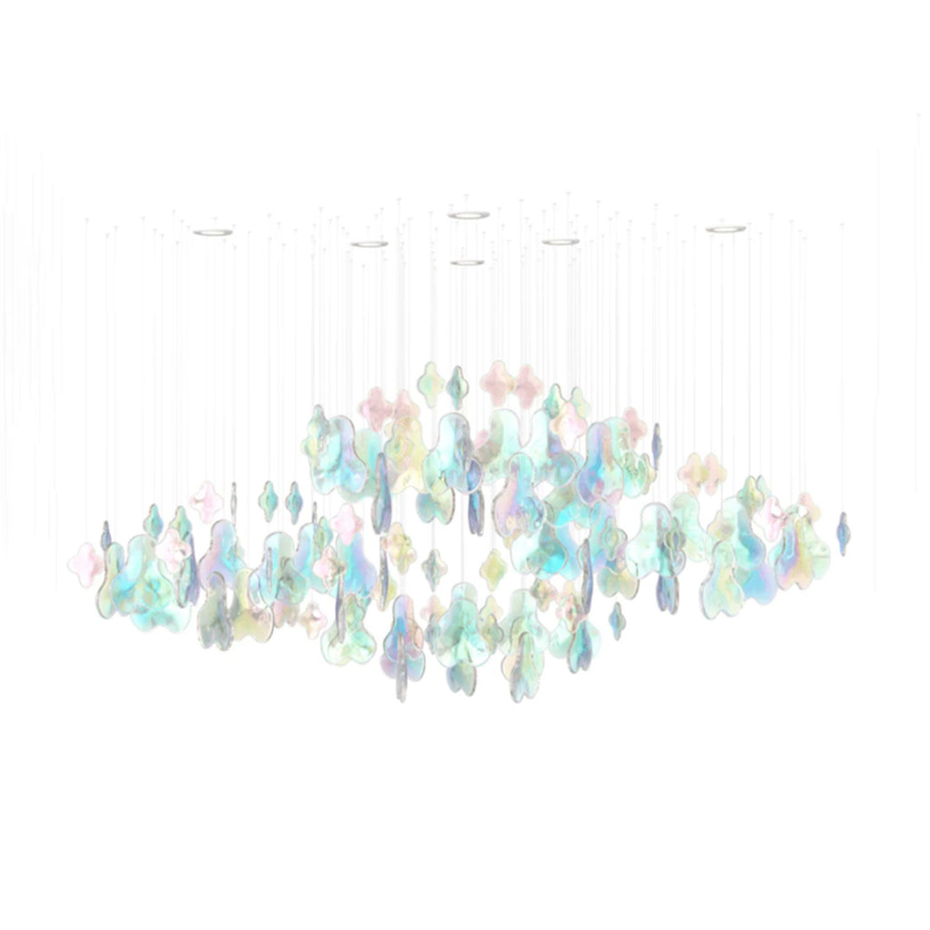 Iris Iridescent Blossom Chandelier