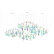 Iris Iridescent Blossom Chandelier