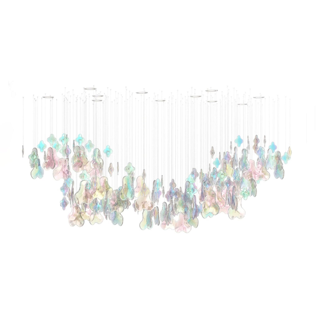 Iris Iridescent Blossom Chandelier