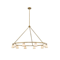 Ironstone Alabaster Chandelier