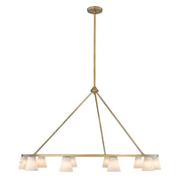 Ironstone Alabaster Chandelier