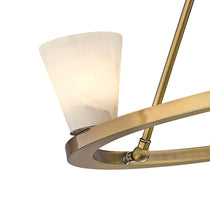 Ironstone Alabaster Chandelier