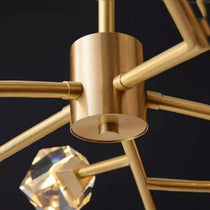 Isaro Faceted Oval Chandelier For Living Room