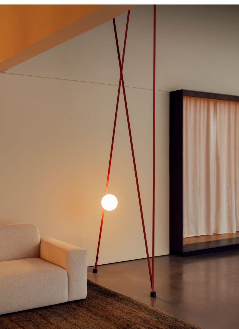 Italian Belt Glass Ball Chandelier