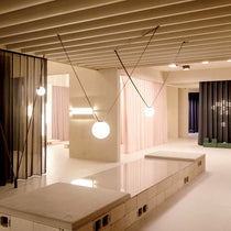Italian Belt Glass Ball Chandelier