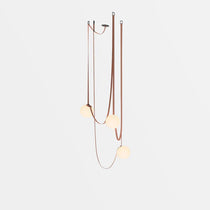 Italian Belt Glass Ball Chandelier