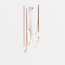 Italian Belt Glass Ball Chandelier