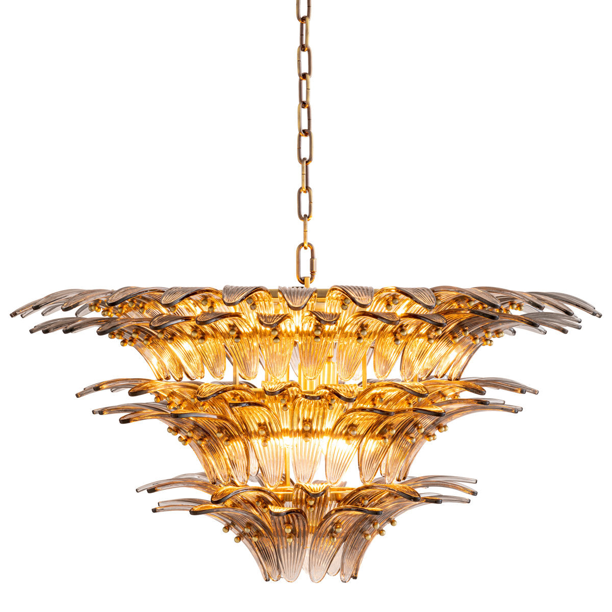 Italo Glass 9-Light Chandelier