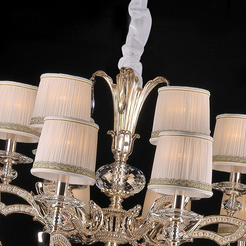 Maria Crystal Classic Chandelier 44" 18 Lights