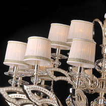 Maria Crystal Classic Chandelier 44" 18 Lights