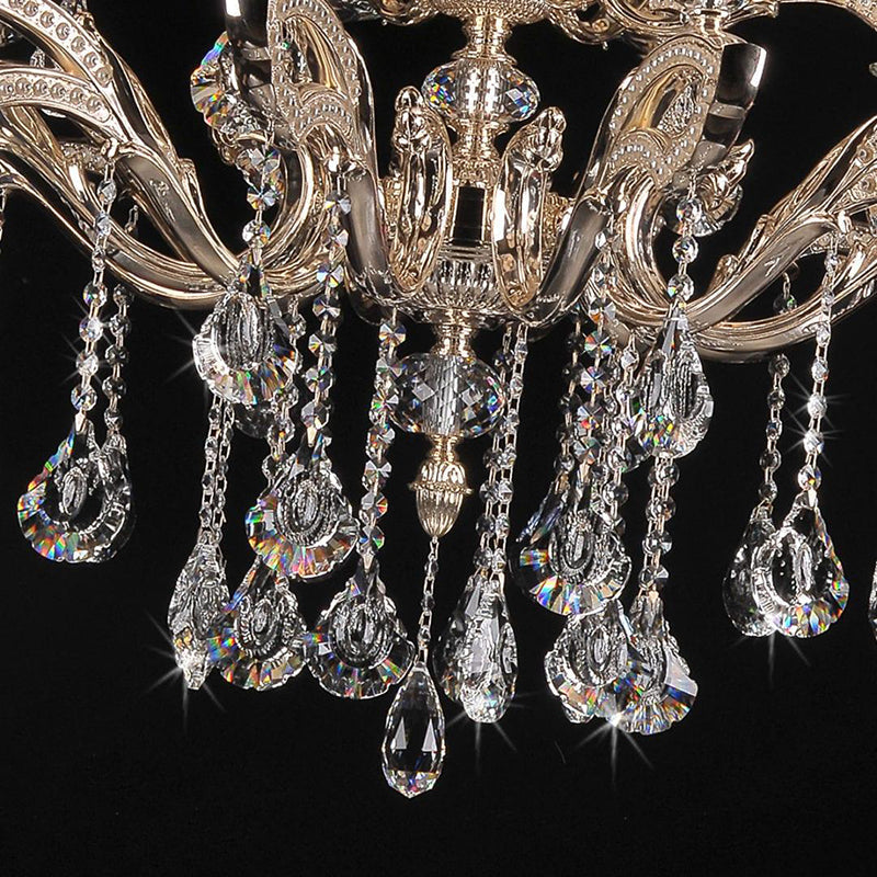 Maria Crystal Classic Chandelier 44" 18 Lights