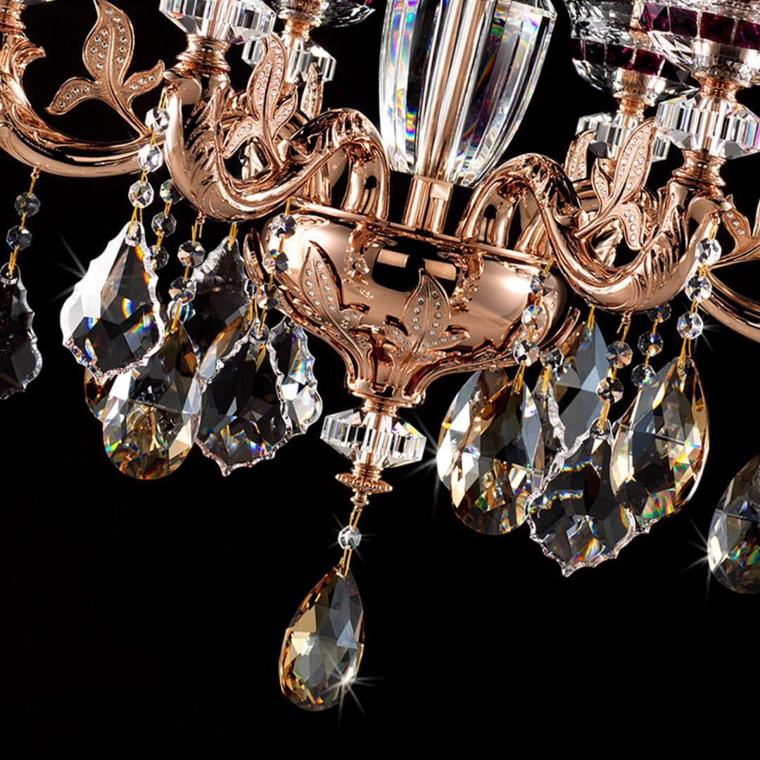 Maria Crystal Classic Chandelier 27" 6 Lights