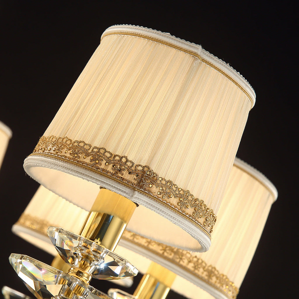 Maria Crystal Classic Chandelier 36" 10 Lights