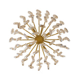 Modern Cascading Amber Glass Drop Chandelier - CasaraHouse