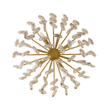 Modern Cascading Amber Glass Drop Chandelier - CasaraHouse