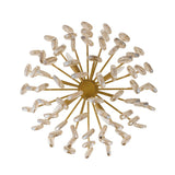 Modern Cascading Amber Glass Drop Chandelier - CasaraHouse