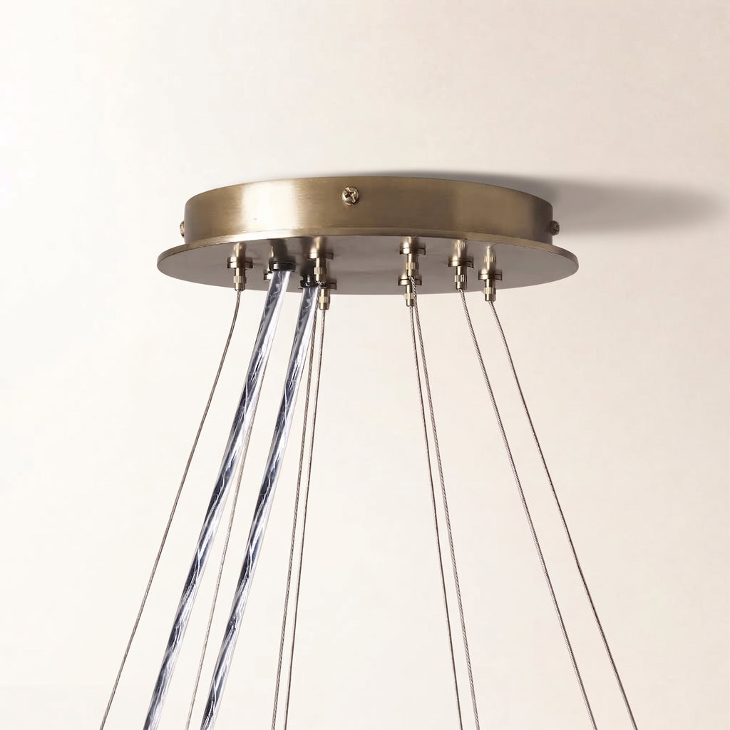 Jeunet 2-Tier Round Chandelier