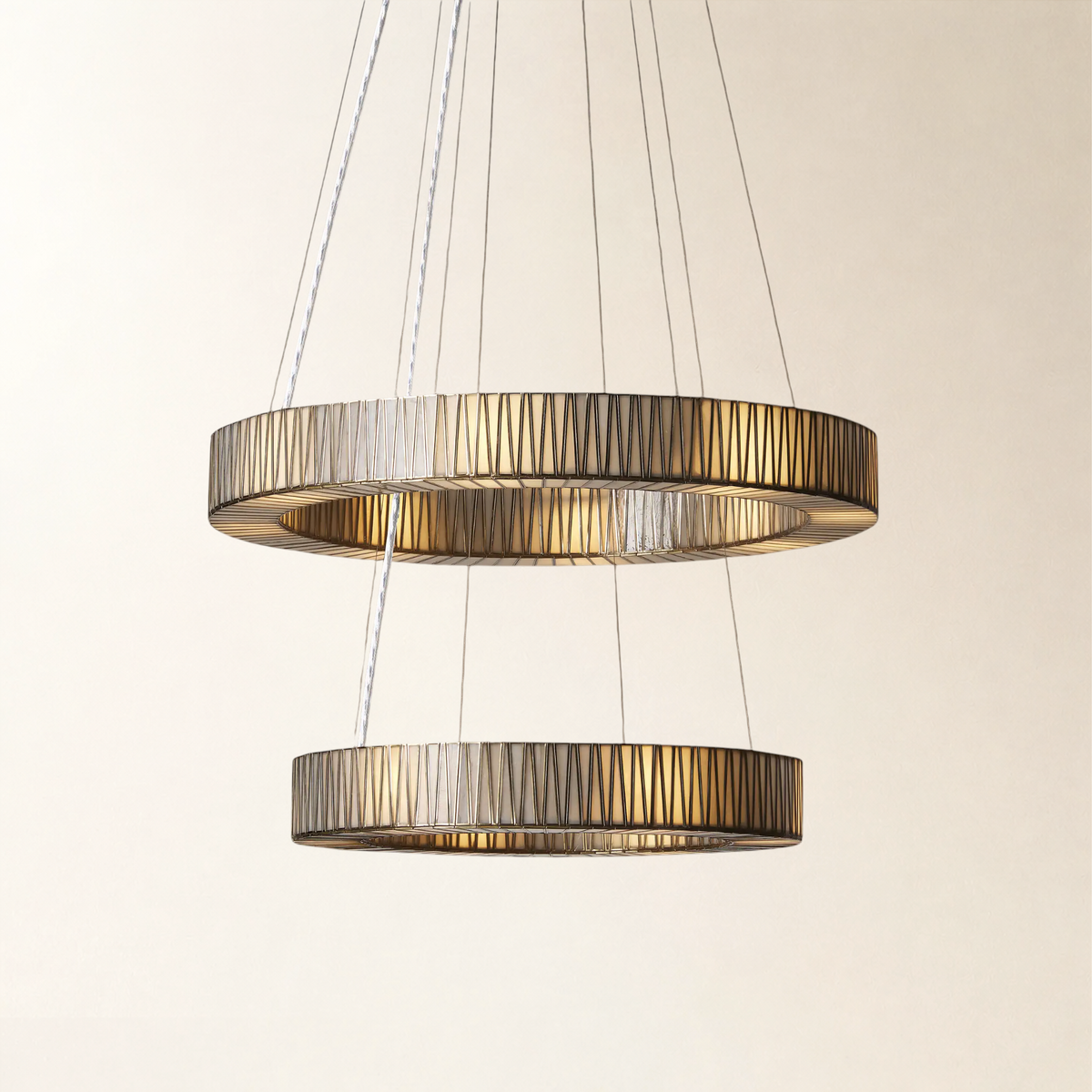 Jeunet 2-Tier Round Chandelier