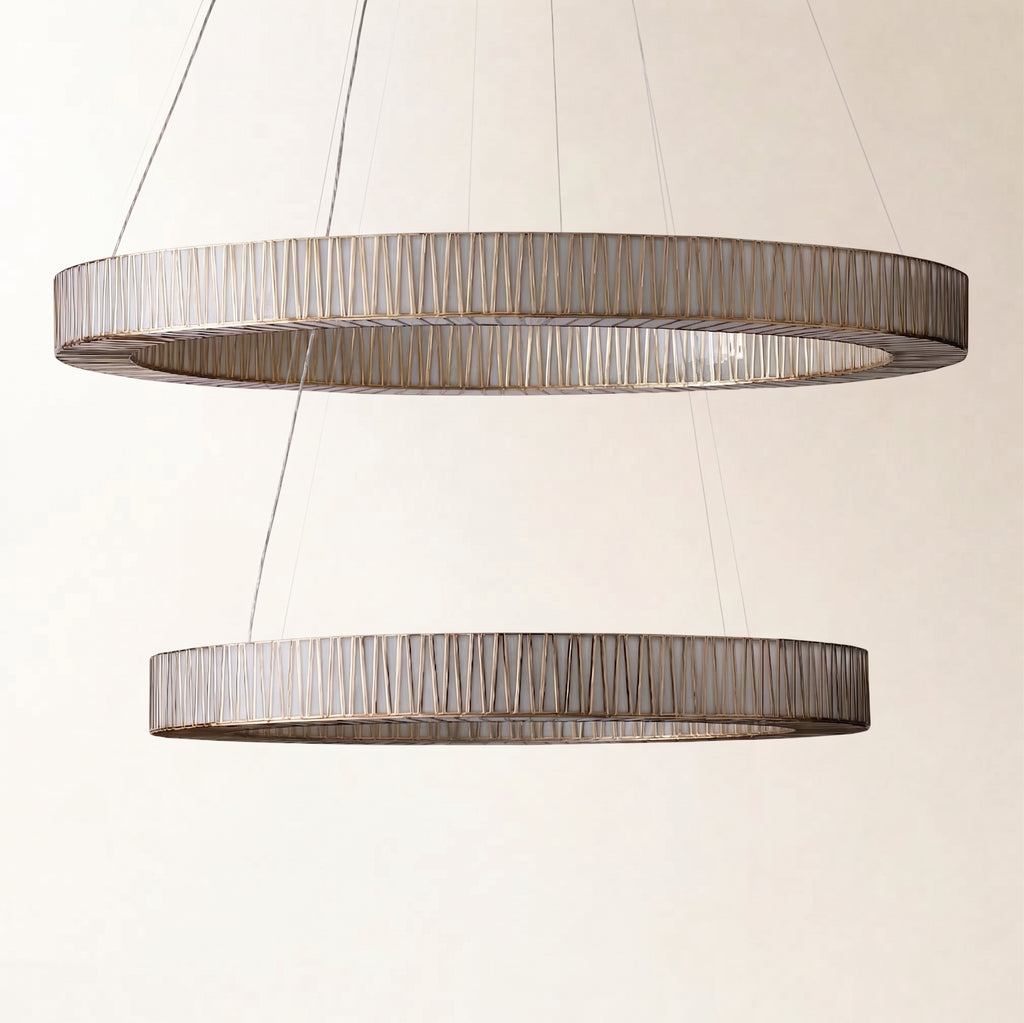 Jeunet 2-Tier Round Chandelier